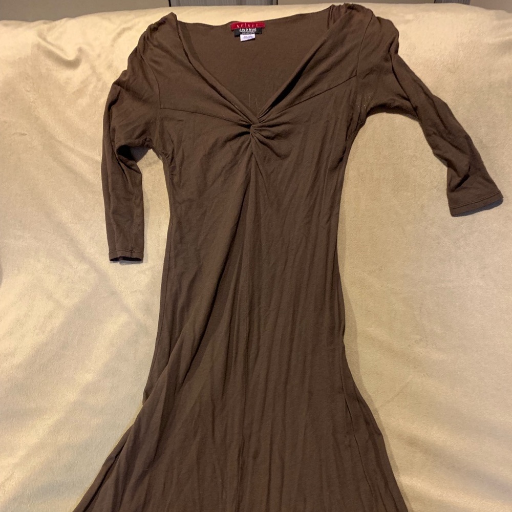 Maternity Dress Brown